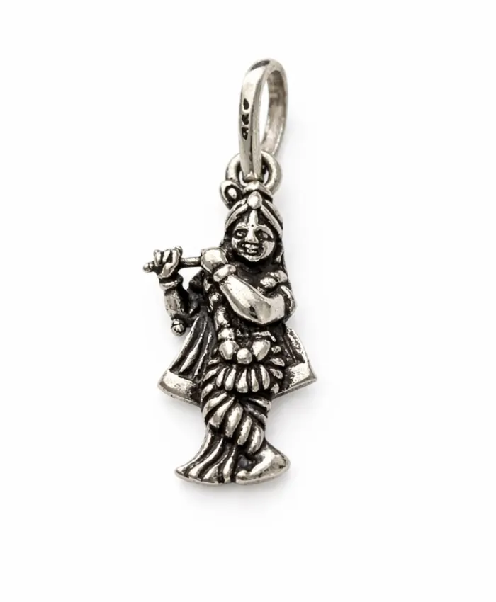 925 Sterling Silver Lord Krishna Ji Locket
